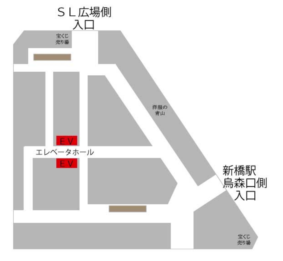 東京本社の地図・アクセス